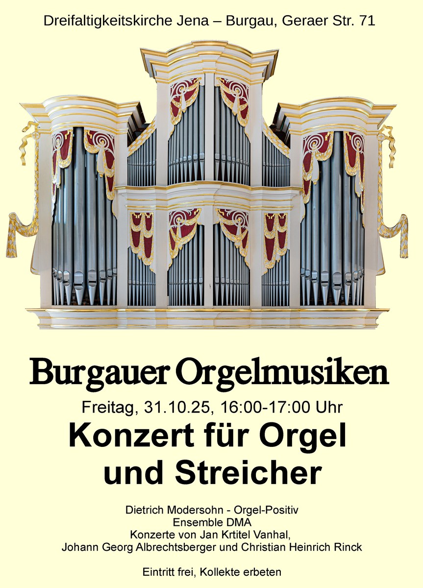 Burgauer Orgelmusik 31.10.2025 Burgauer Orgelmusik 31.10.2025